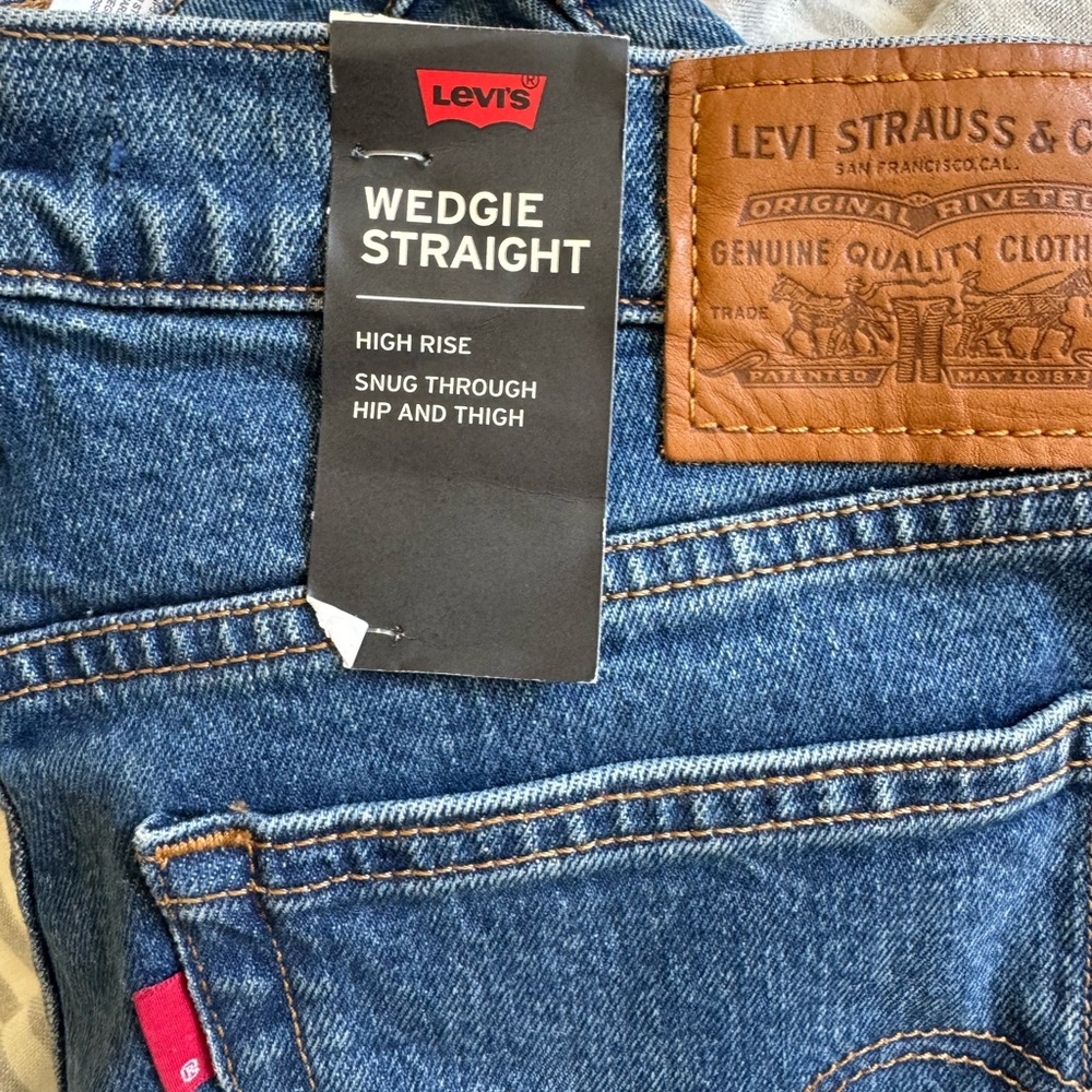 Levi's Blue Wedgie Straight Jeans